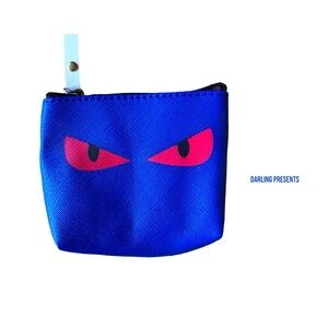 Eyes Small Multi Purpose Bag Unisex Color Blue Size 4 X 4.5